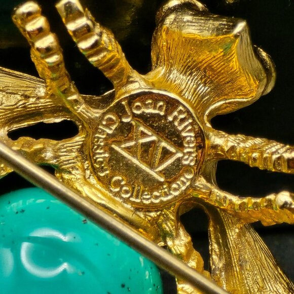 Joan Rivers Classic Collection Bee Brooch Set 10 12.3mm Interchangeable Beads - Picture 9 of 11